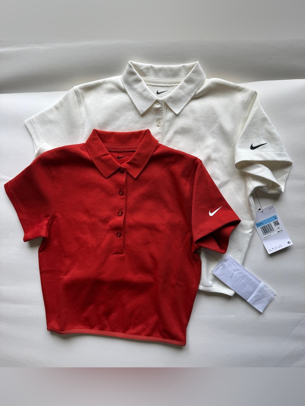Nike Women's Cropped Golf Polo Shirt IF8528-133/626